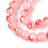 Baking Paint Glass Beads Strands DGLA-N015-8mm-03-3