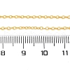 Brass Chain Necklacess KK-P205-01G-3