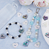 SUNNYCLUE 50Pcs 2 Colors Plating Acrylic Beads MACR-SC0001-59B-4