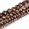 Baking Painted Glass Beads Strands X1-DGLA-N003-8mm-B06-2
