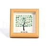 Natural Red Aventurine Square with Tree Photo Frame Stands PW-WG651A8-03-1