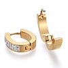 304 Stainless Steel Huggie Hoop Earrings EJEW-L252-018A-01G-2
