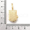 Brass Micro Pave Cubic Zirconia & Enamel Pendants KK-R222-16G-03-3