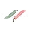Natural & Synthetic Mixed Stone Pendants G-N344-13P-2