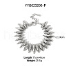Stainless Steel Chain Bracelets & Necklaces Sets for Women UD3084-1-4