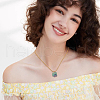12Pcs 12 Styles Raw Rough Natural Gemstone Pendants PALLOY-AB00220-6