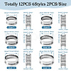  12Pcs 6 Styles 201 Stainless Steel Grooved Finger Ring Settings RJEW-TA0001-04P-11