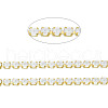 Brass Rhinestone Strass Chains CHC-N017-003B-C08-3