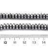 Electroplated Natural Lava Rock Beads Strands G-A256-E01-01G-4