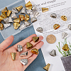 SOFPLATE 48Pcs 6 Styles Tibetan Style Alloy Beads Cones & Caps FIND-SP0001-61-3