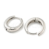 Rack Plating Brass Hoop Earrings EJEW-C102-30E-P-2
