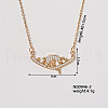 Chic Minimalist Dolphin Brass Micro Pave Cubic Zirconia Pendant Necklaces FG4743-2-1
