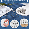  96Pcs 8 Styles Tibetan Style Alloy Beads FIND-NB0005-05-4