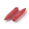 Synthetical Howlite Beads X-TURQ-G648-2