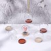  6Pcs 2 Colors Glass Dome Cover DJEW-NB0001-16-5