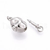 925 Sterling Silver Box Clasps STER-T007-136P-2