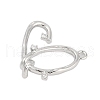 Brass Micro Pave Cubic Zirconia Charms ZIRC-P122-01E-P01-2