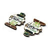 St. Patrick's Day Themes Printed Wood Pendants WOOD-V002-02F-2