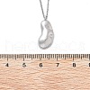 304 Stainless Steel Pendant Necklace NJEW-K255-23P-5
