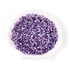 Transparent Spray Painted Glass Beads EGLA-N018-4mm-01-1