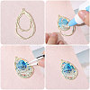 CHGCRAFT 20Ps 2 Colors Alloy Pendant FIND-CA0009-49-4