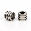 Non-Tarnish 201 Stainless Steel European Beads STAS-I149-33B-3