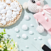   340Pcs 10 Style Plastic Shank Buttons Sets BUTT-PH0001-22-4