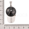 304 Stainless Steel Pendants STAS-K283-09EB-3