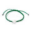 Braided Nylon Cord Adjustable Bracelets BJEW-JB11597-05-2
