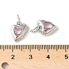Brass Micro Pave Cubic Zirconia Pendants KK-U067-10P-03-3