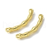 Alloy Curved Bamboo Stick Connector Charms PALLOY-S044-07A-G-2