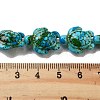 Synthetic Turquoise Dyed Beads Strands G-P507-05Q-3