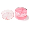 Round Plastic Jewelry Boxes OBOX-F006-08-5