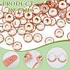   150Pcs Real Rose Gold Plated Brass Spacer Beads KK-PH0010-92RG-4