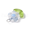 Transparent Acrylic Pendants PALLOY-JF03713-01-5