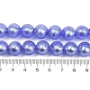 Handmade Silver Foil Glass Beads Strands FOIL-F002-01D-5