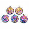 201 Stainless Steel Pendants STAS-N098-142M-2