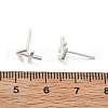 S925 Sterling Silver Stud Earrings EJEW-K303-01S-09-4
