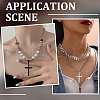 SUNNYCLUE 8Pcs 2 Colors 304 Stainless Steel Pendants STAS-SC0009-39-5