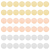 DICOSMETIC 48Pcs 3 Colors Copper & Aluminum & Brass Sheets KK-DC0004-03-1