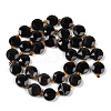 Natural Obsidian Beads Strands G-C116-A26-01-4