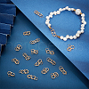 50Pcs 304 Stainless Steel S-Hook Clasps FIND-UN00007-2