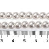 Baking Painted Pearlized Glass Pearl Round Bead Strands PEAR-H019-02B-04-5