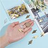 CHGCRAFT 100Pcs 5 Colors Alloy Pendants FIND-CA0005-26-3