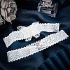 Polyester Lace Elastic Bridal Garters DIY-WH0308-148B-5