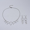 304 Stainless Steel Jewelry Sets SJEW-JS01077-02-1