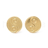 Ion Plating(IP) 304 Stainless Steel Stud Earring for Women EJEW-I285-27G-1