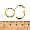 304 Stainless Steel Hoop Earrings for Women EJEW-M068-15G-G-5