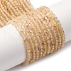 Natural Gold Rutilated Quartz  Beads Strands G-B142-C03-2x2mm-2