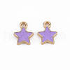 Alloy Enamel Charms PALLOY-N153-40-RS-2